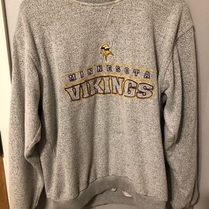 NFL Vintage Vikings Crewneck Hoodie